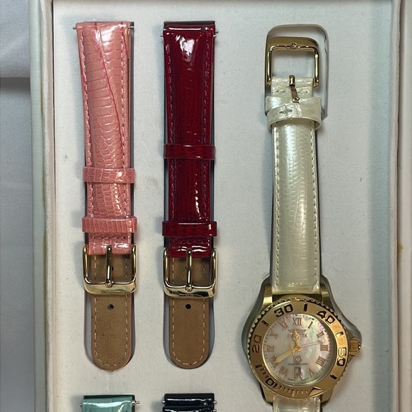 Invicta Lupah Women's Watch with Mother of Pearl Dial & Interchangeable Straps - Picture 4 of 9